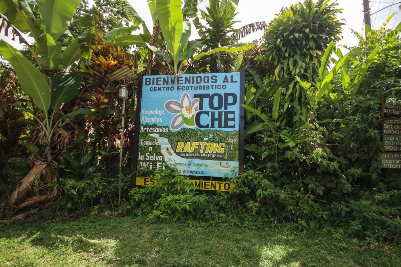 Topche, Centro Ecoturistico Лаканха Экстерьер фото